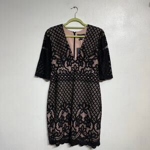 StyleStalker Black Lani Lace Dress Size Medium NWT